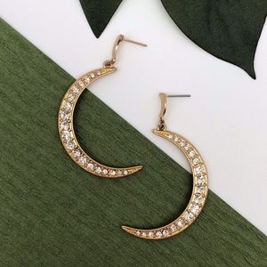 MOON DANGLE EARRINGS